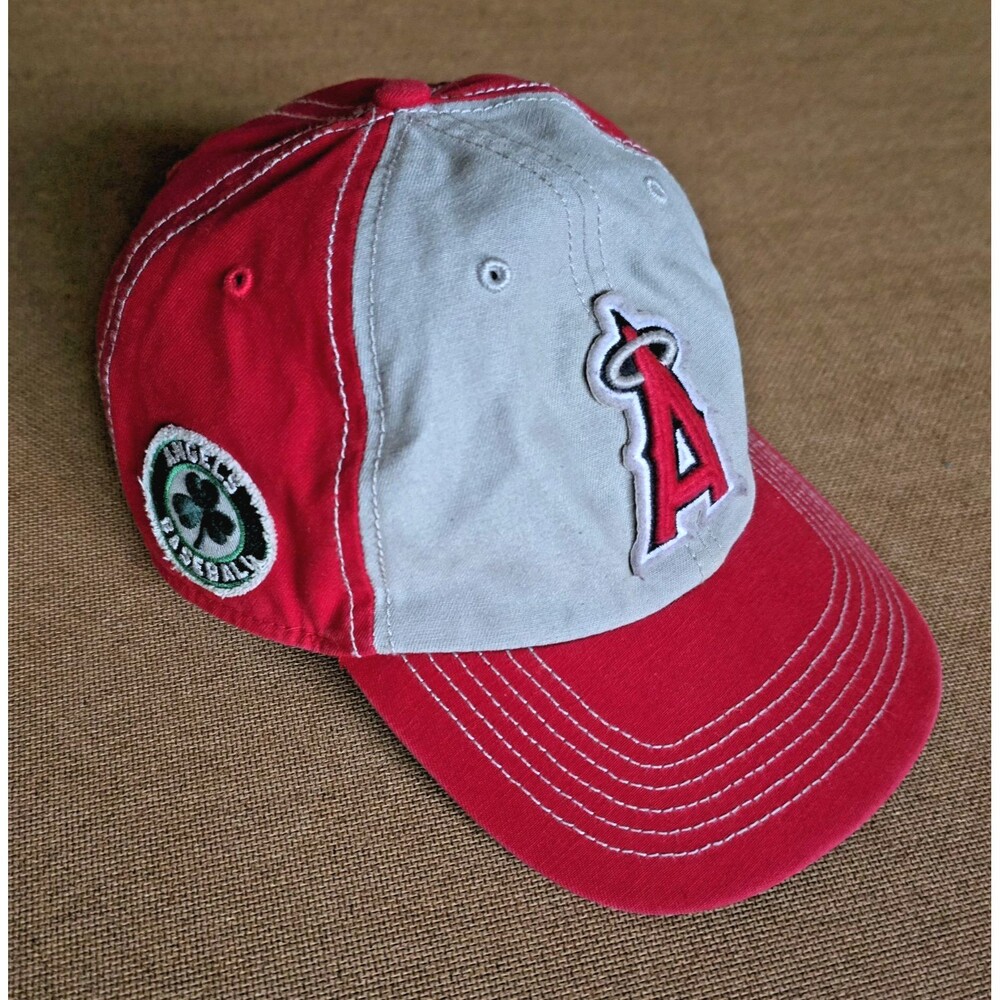LA Angels '47 Brand Shamrock Patch Clover Adjustable Baseball Hat Cap